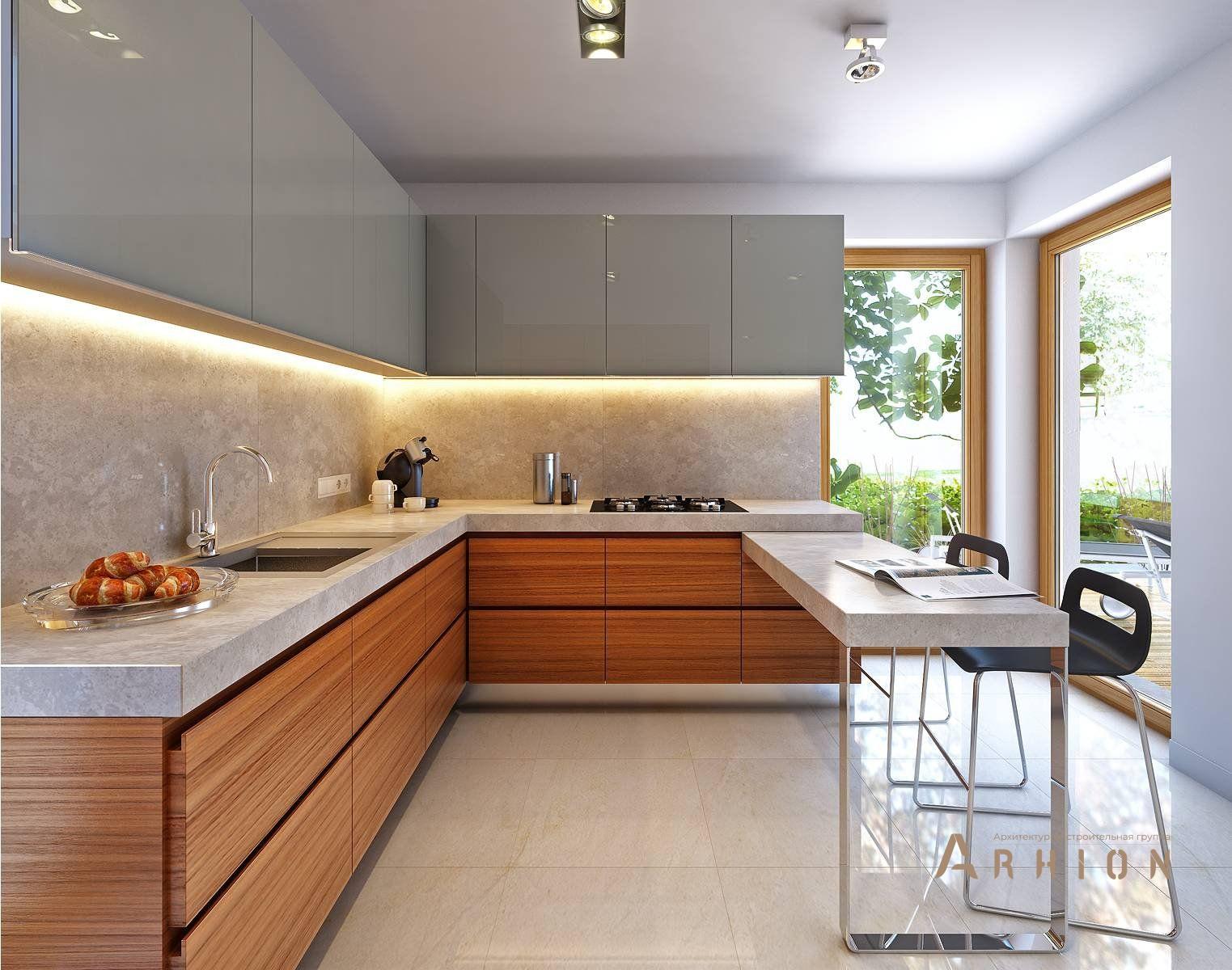 6. Проект одноэтажного дома в современном стиле с двускатной кровлей, BY-5, площадью - 189 кв c мансардой, гаражом